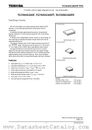 TC74VHC393FK datasheet pdf TOSHIBA