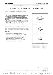 TC74VHC74FK datasheet pdf TOSHIBA