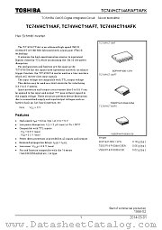 TC74VHCT14AFK datasheet pdf TOSHIBA