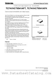 TC74VHCT9541AFT datasheet pdf TOSHIBA