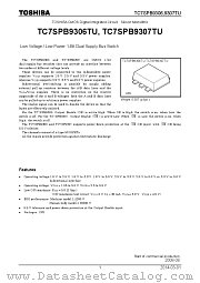TC7SPB9307TU datasheet pdf TOSHIBA