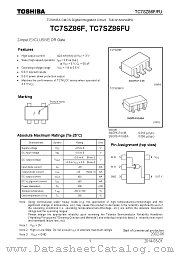 TC7SZ86F datasheet pdf TOSHIBA