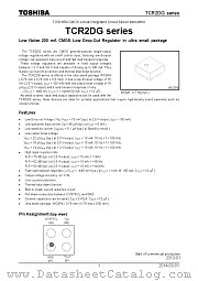 TCR2DG18 datasheet pdf TOSHIBA