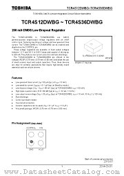 TCR4S27DWBG datasheet pdf TOSHIBA