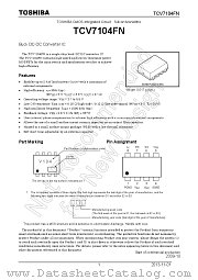 TCV7104FN datasheet pdf TOSHIBA