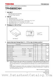 TPH5900CNH datasheet pdf TOSHIBA