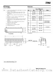 B2 PACKAGE datasheet pdf TRW