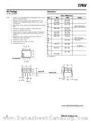 B4 PACKAGE datasheet pdf TRW