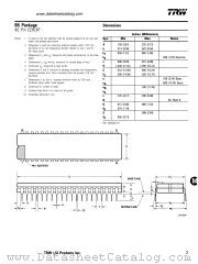 B5 PACKAGE datasheet pdf TRW