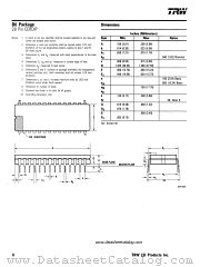 B6 PACKAGE datasheet pdf TRW