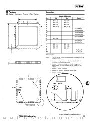 C2 PACKAGE datasheet pdf TRW