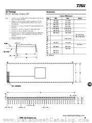 J0 PACKAGE datasheet pdf TRW