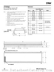 J1 PACKAGE datasheet pdf TRW