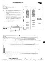 J3 PACKAGE datasheet pdf TRW