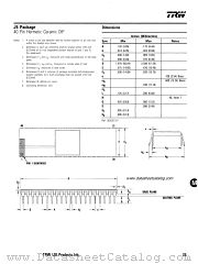 J5 PACKAGE datasheet pdf TRW