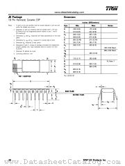 J8 PACKAGE datasheet pdf TRW