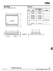 M3 PACKAGE datasheet pdf TRW