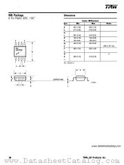 MH PACKAGE datasheet pdf TRW