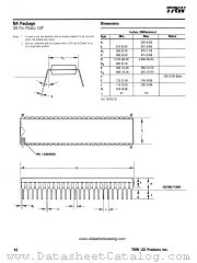 N4 PACKAGE datasheet pdf TRW