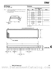 N5 PACKAGE datasheet pdf TRW