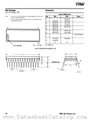 N6 PACKAGE datasheet pdf TRW