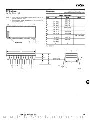 N7 PACKAGE datasheet pdf TRW