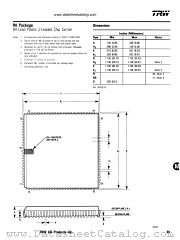 R0 PACKAGE datasheet pdf TRW