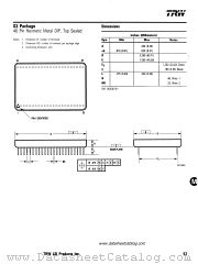 S3 PACKAGE datasheet pdf TRW