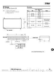 S6 PACKAGE datasheet pdf TRW