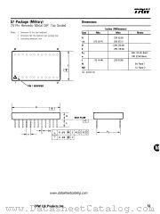 S7 PACKAGE datasheet pdf TRW