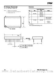 S7 PACKAGE datasheet pdf TRW