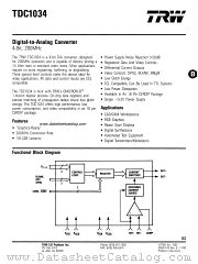 TDC1034 datasheet pdf TRW