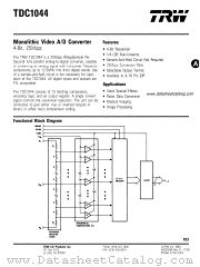 TDC1044 datasheet pdf TRW