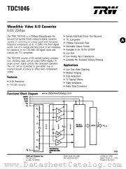 TDC1046 datasheet pdf TRW