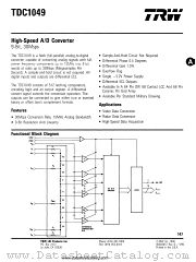 TDC1049 datasheet pdf TRW