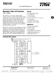 TDC1147 datasheet pdf TRW