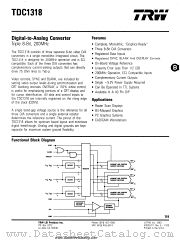 TDC1318 datasheet pdf TRW