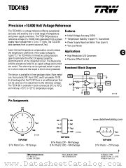 TDC4169 datasheet pdf TRW