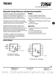 TDC4611 datasheet pdf TRW