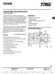 THC1070 datasheet pdf TRW