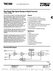 THC1200 datasheet pdf TRW