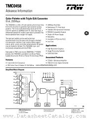 TMC0458 datasheet pdf TRW