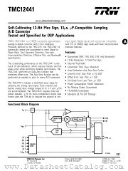 TMC12441 datasheet pdf TRW