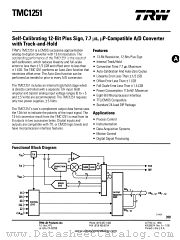 TMC1251 datasheet pdf TRW