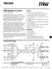 TMC2009 datasheet pdf TRW