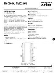 TMC28KU datasheet pdf TRW