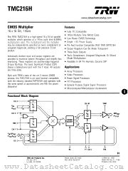 TMC216H datasheet pdf TRW