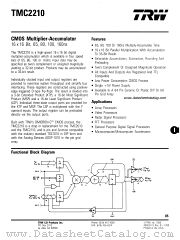 TMC2210 datasheet pdf TRW