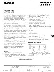 TMC2243 datasheet pdf TRW