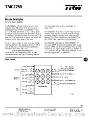 TMC2250 datasheet pdf TRW